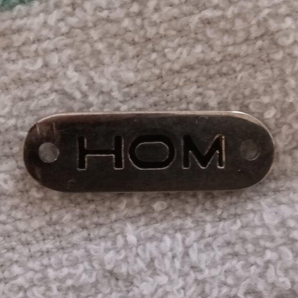 RARE VINTAGE 1" HOM SWIM BRIEF, SIZE 32", BLACK / WHITE STRIPES (*) (Pre-Owned) - Picture 4 of 7